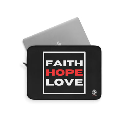 Faith Hope Love Laptop Sleeve