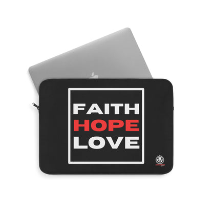 Faith Hope Love Laptop Sleeve