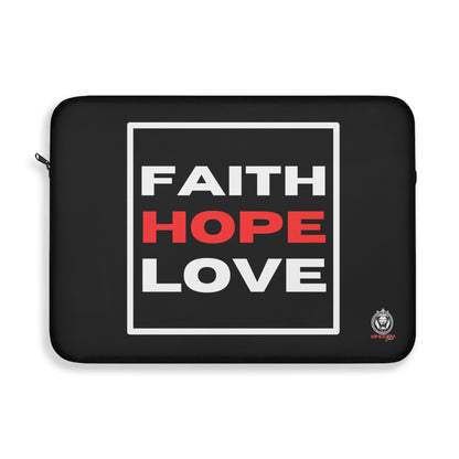 Faith Hope Love Laptop Sleeve