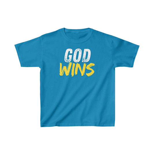 God Wins Kids Tee