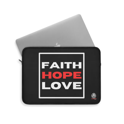 Faith Hope Love Laptop Sleeve