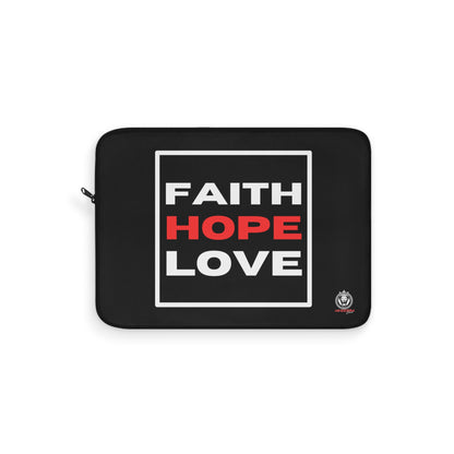 Faith Hope Love Laptop Sleeve