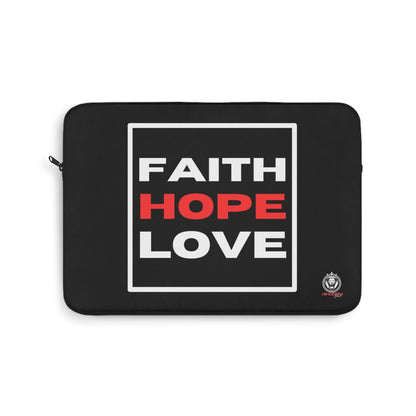 Faith Hope Love Laptop Sleeve