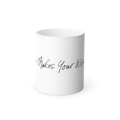 "Worship Makes Your Worries Fade" Color Changing Mug, 11oz