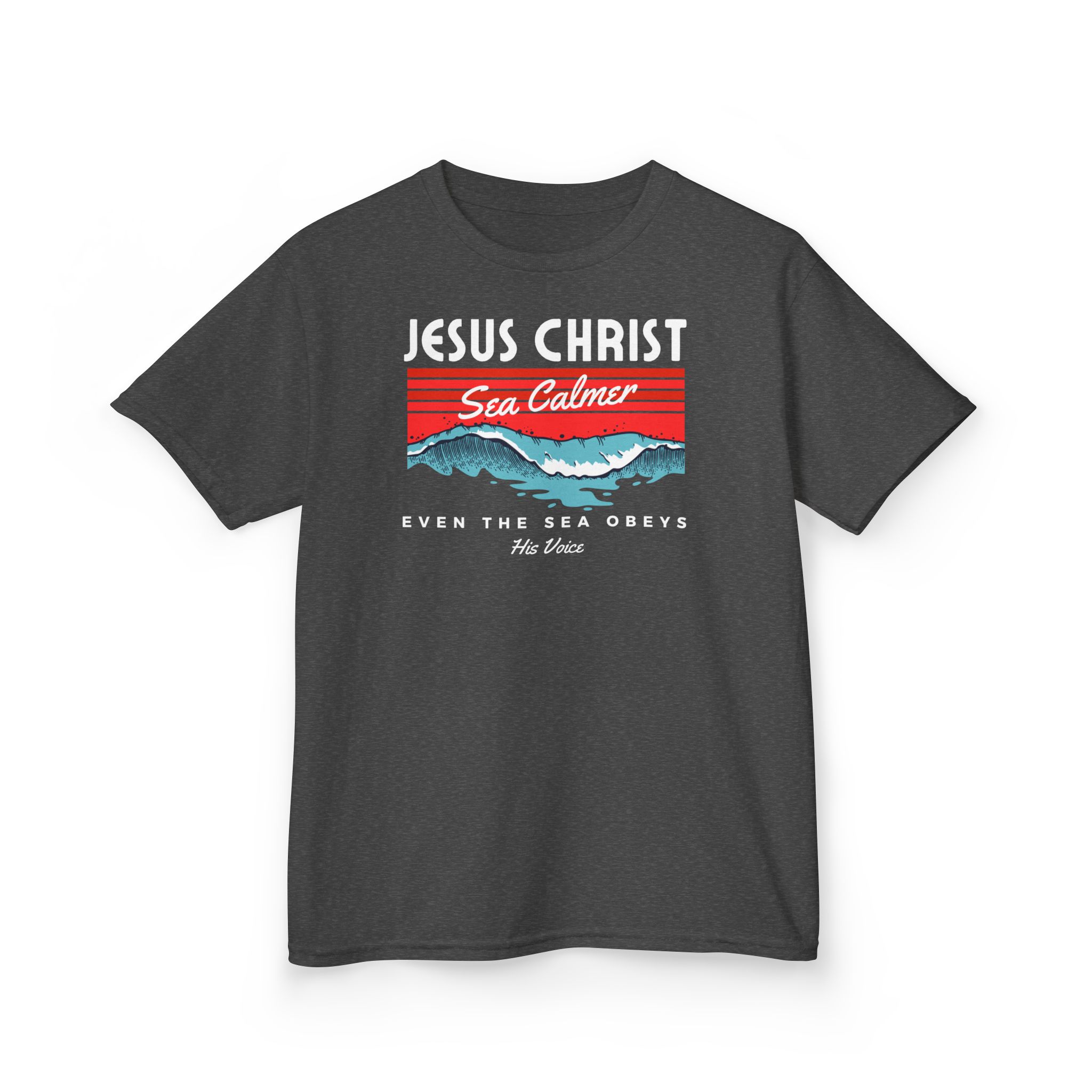 Jesus Christ Sea Calmer Kids Tee Kids Christian Apparel & Accessories Jesus Christ Sea Calmer Kids Tee - Image 23