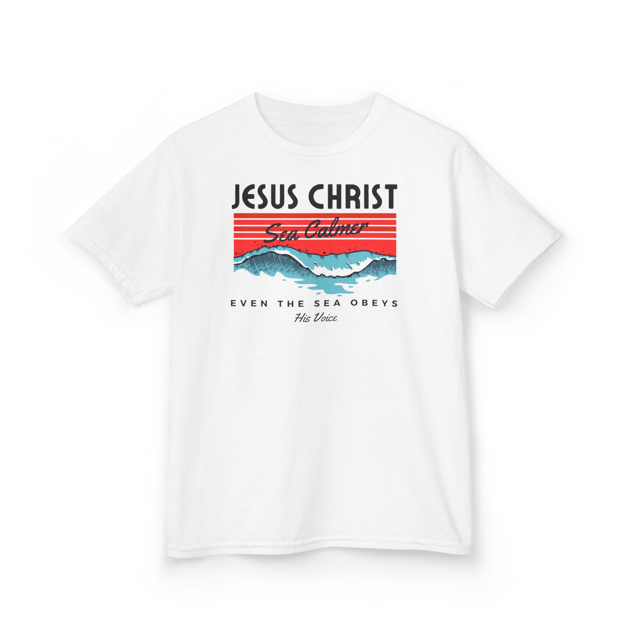 Jesus Christ Sea Calmer Kids Tee Kids Christian Apparel & Accessories Jesus Christ Sea Calmer Kids Tee - Image 7
