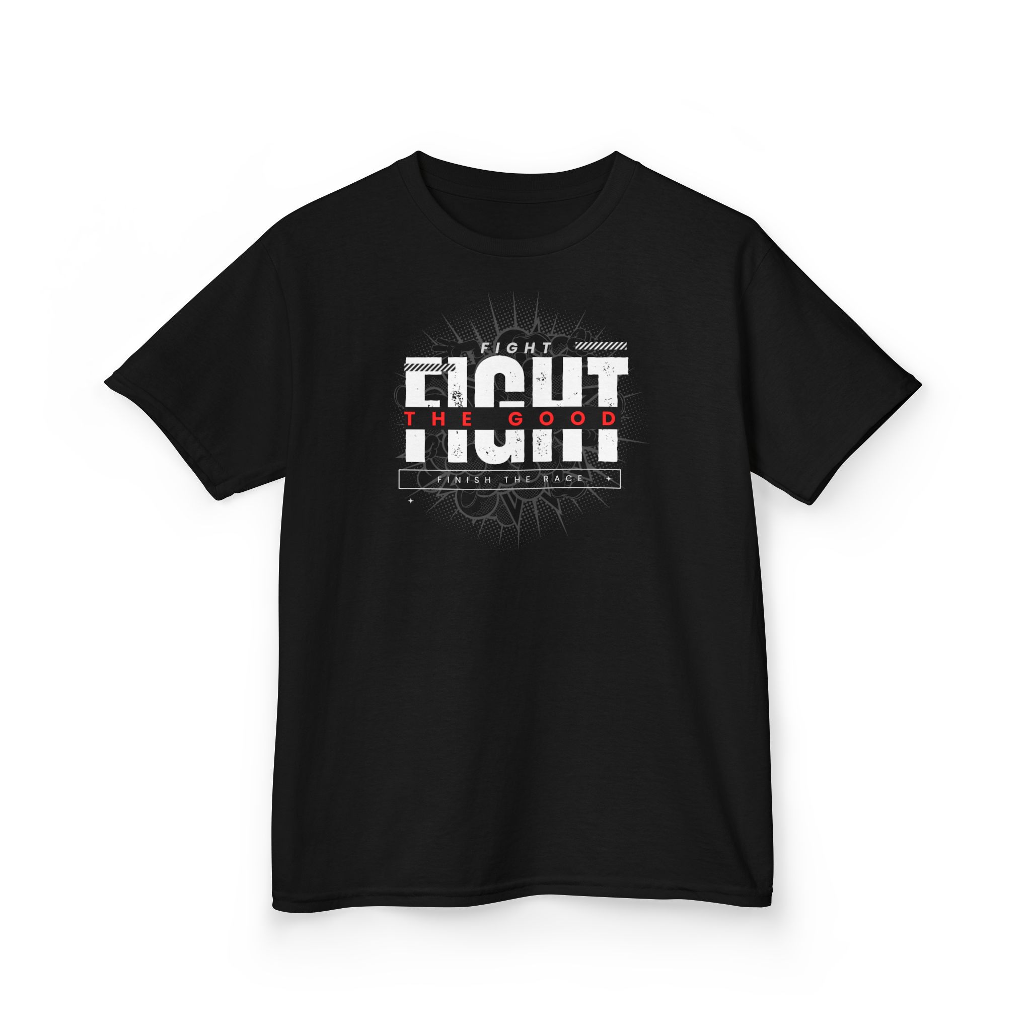 Fight the Good Fight Kids Tee Kids Christian Apparel & Accessories Fight the Good Fight Kids Tee - Image 3