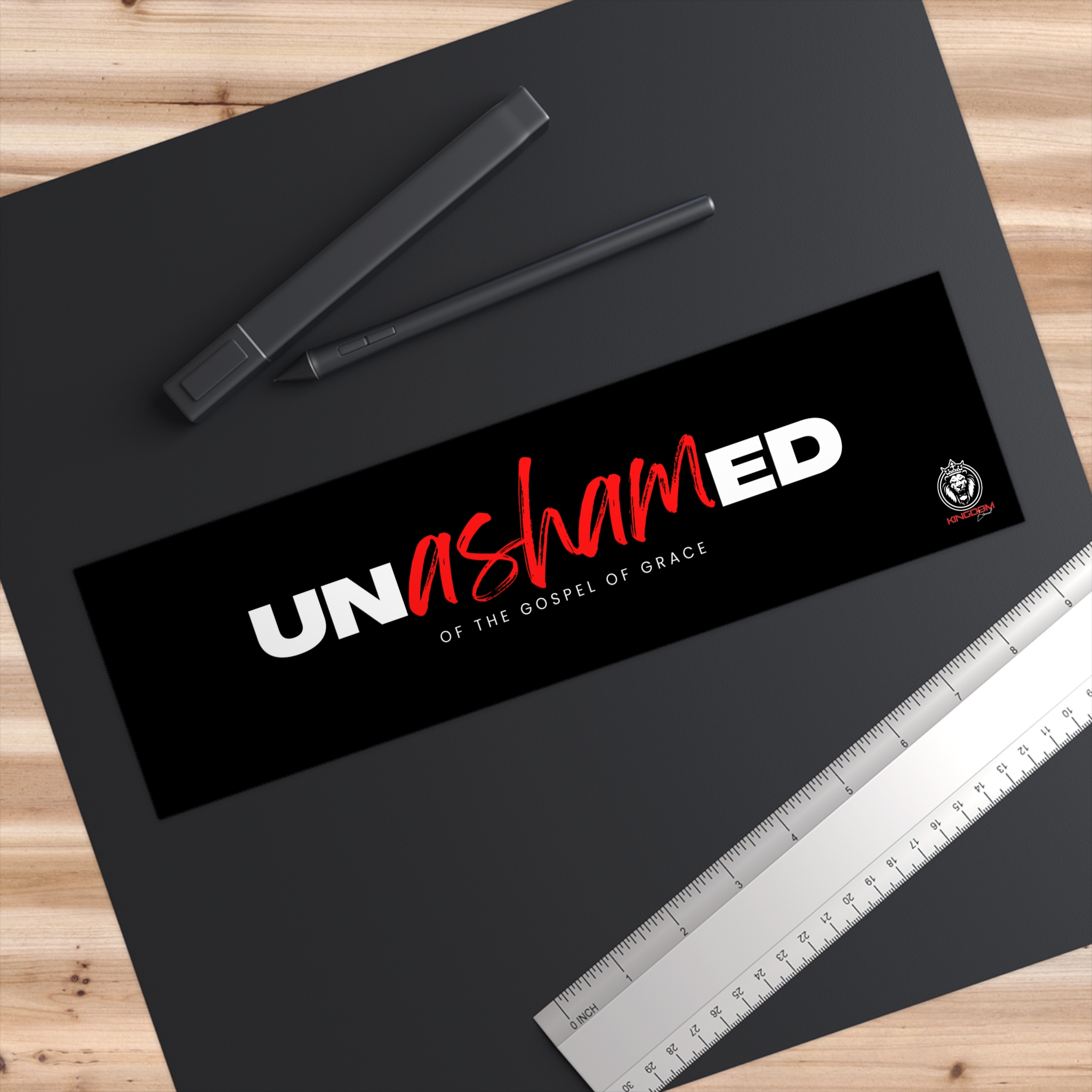 Unashamed Bumper Sticker Shop Christian Apparel & Accessories Unashamed Bumper Sticker - Image 3