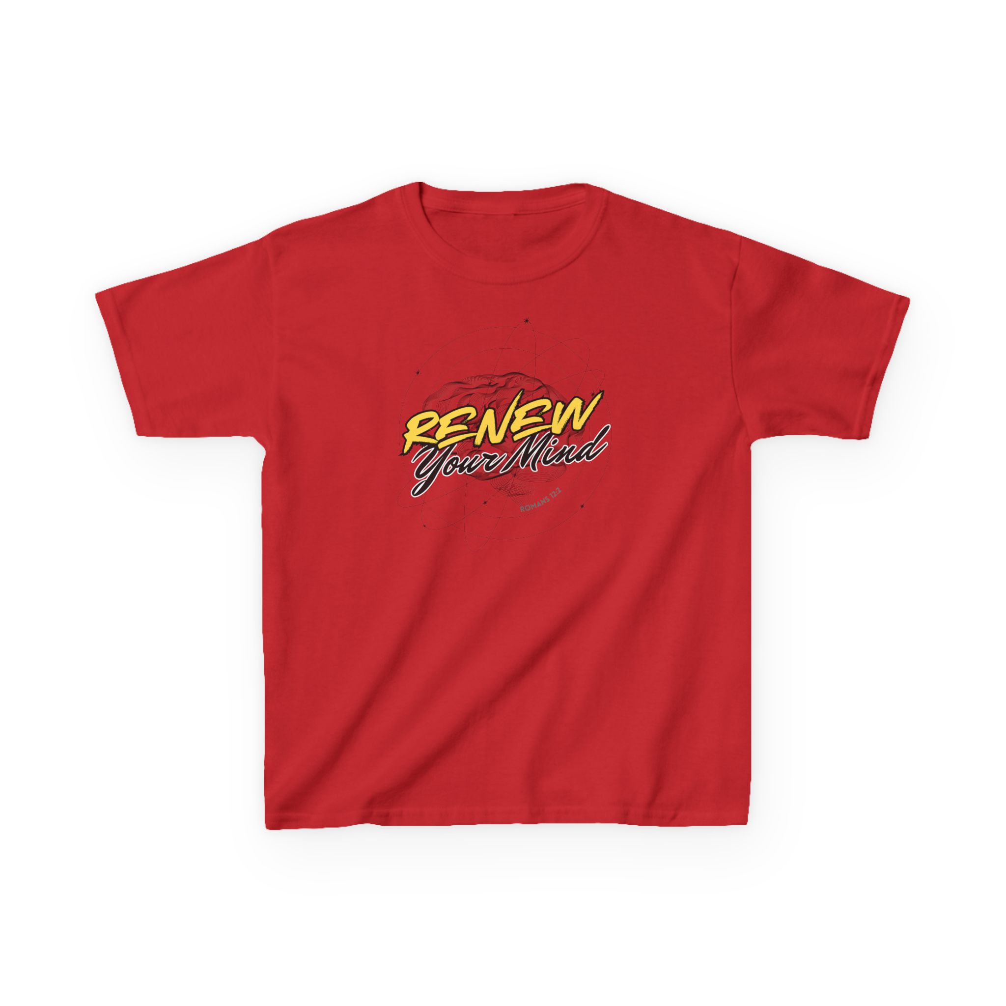 Renew Your Mind Kids Tee Kids Christian Apparel & Accessories Renew Your Mind Kids Tee - Image 25