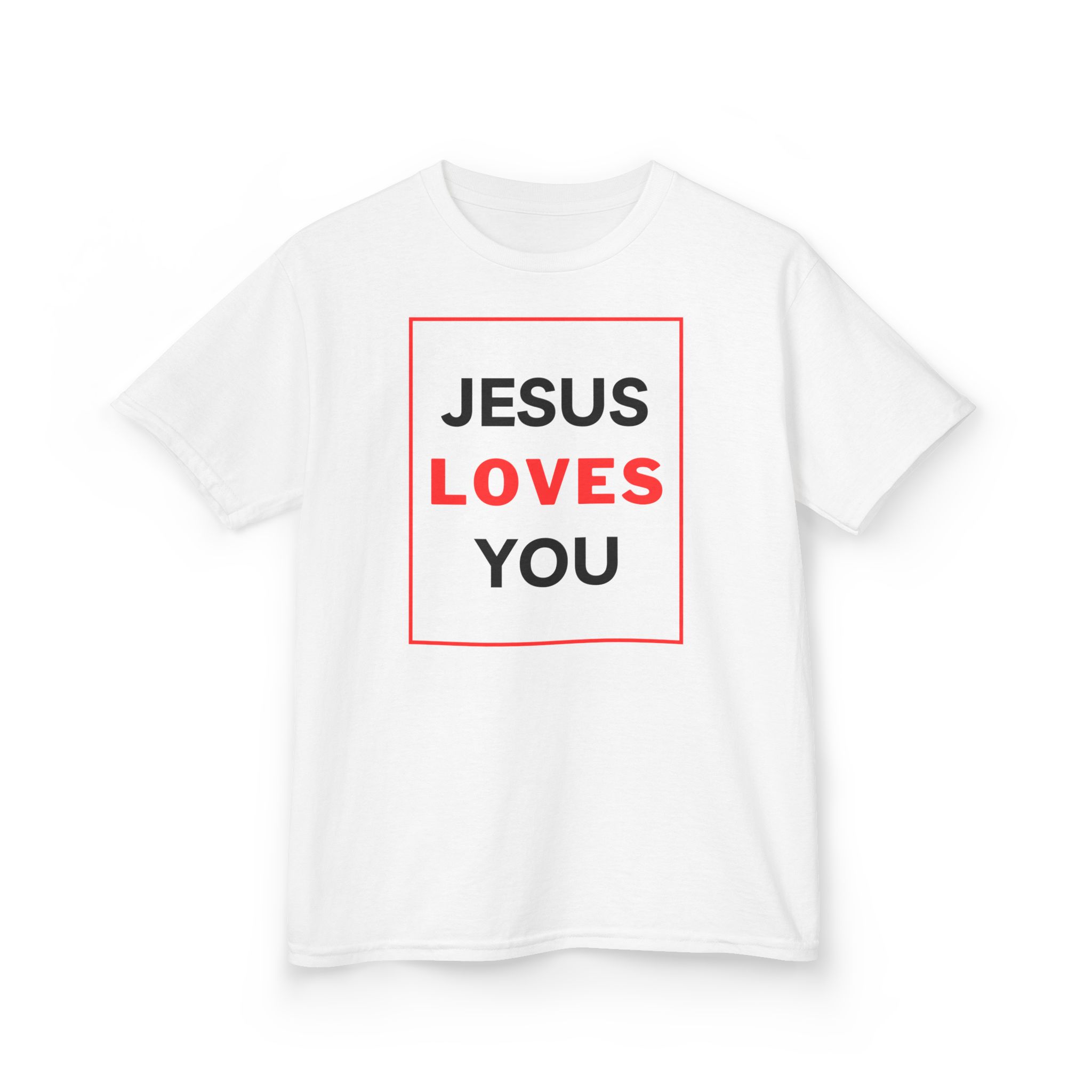Jesus Loves You Kids Tee Kids Christian Apparel & Accessories Jesus Loves You Kids Tee - Image 7