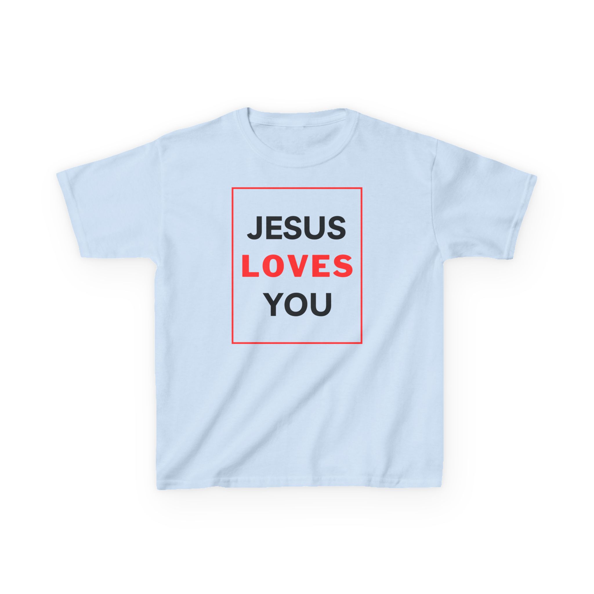 Jesus Loves You Kids Tee Kids Christian Apparel & Accessories Jesus Loves You Kids Tee - Image 17