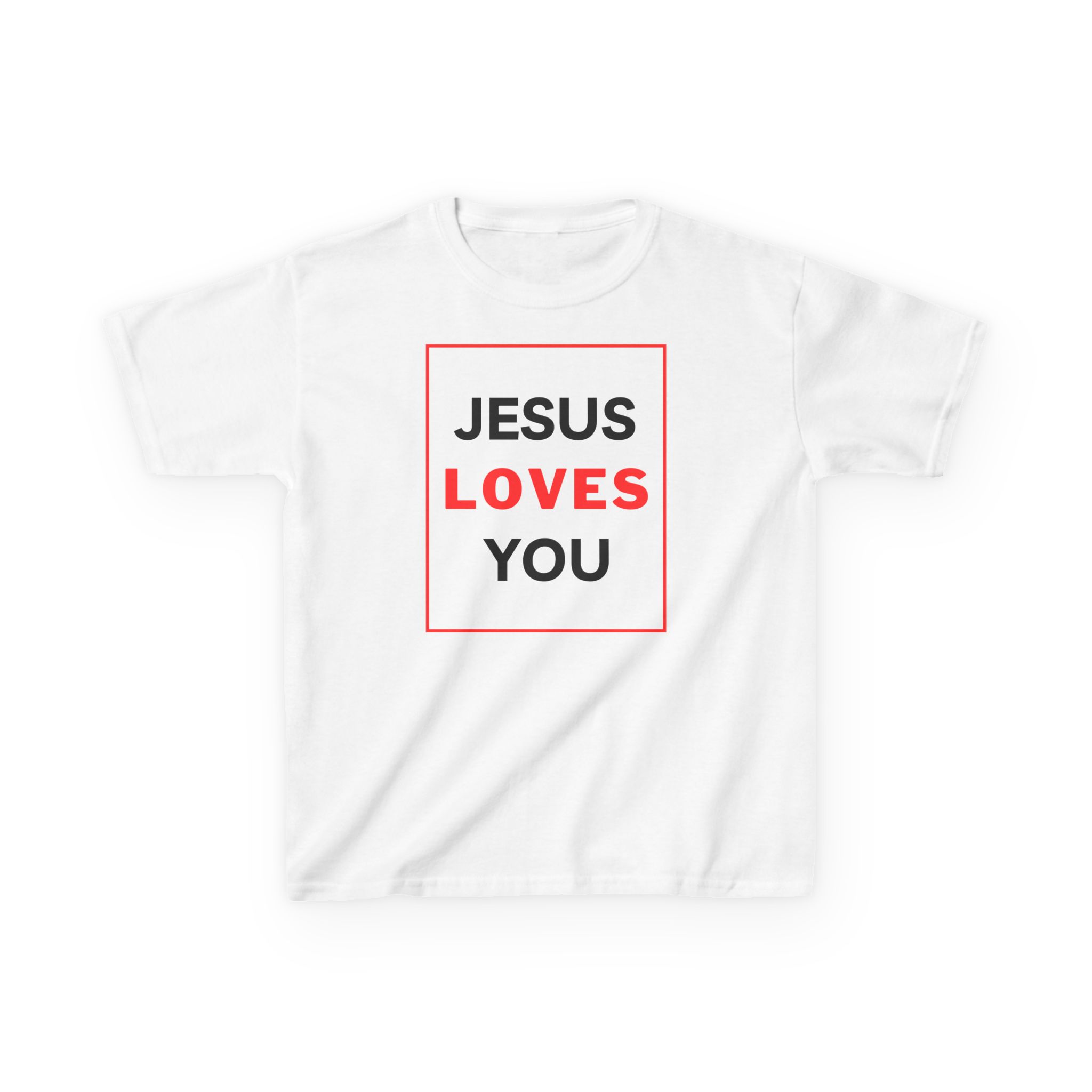 Jesus Loves You Kids Tee Kids Christian Apparel & Accessories Jesus Loves You Kids Tee - Image 5