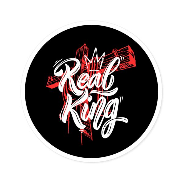 Real King Window Decal Shop Christian Apparel & Accessories