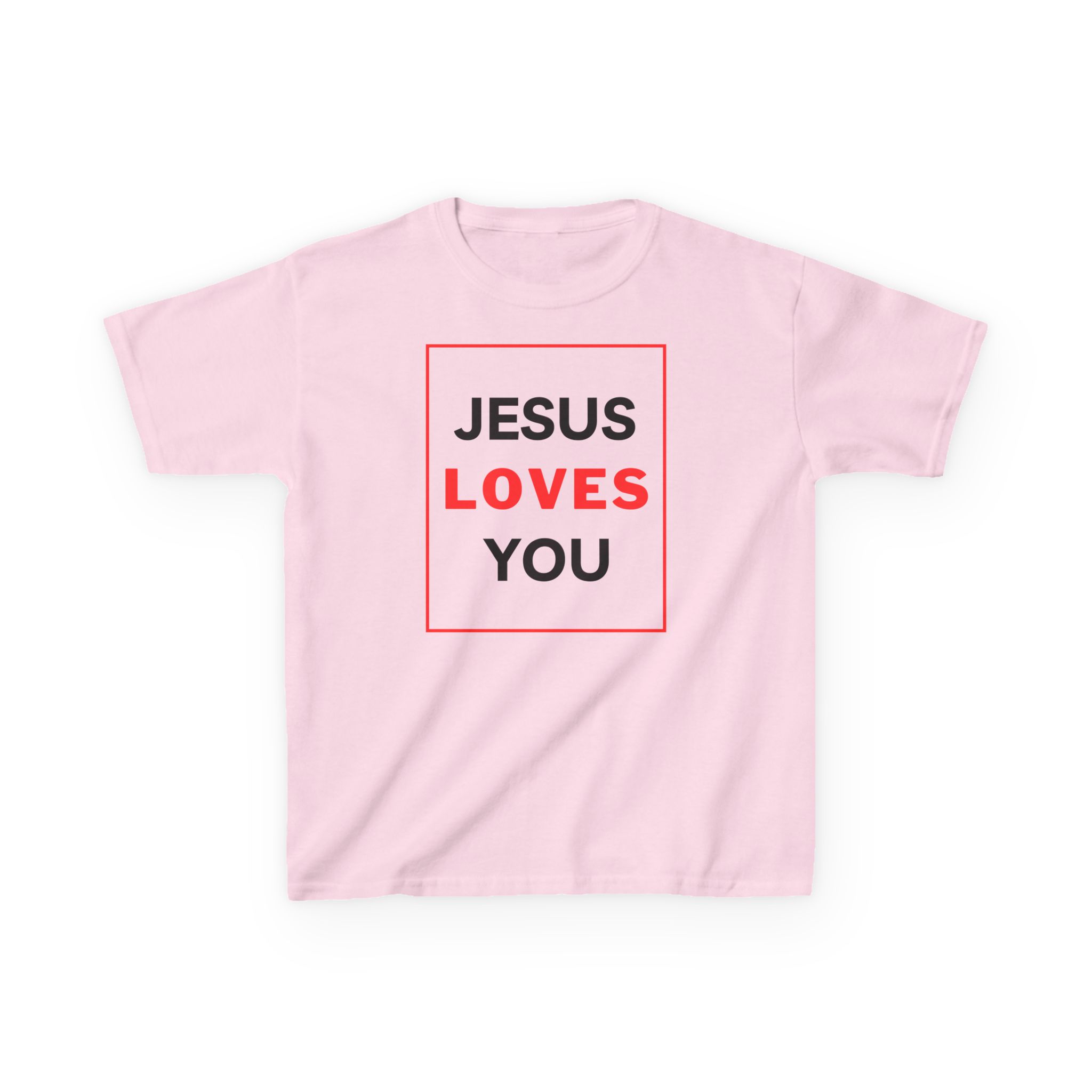 Jesus Loves You Kids Tee Kids Christian Apparel & Accessories Jesus Loves You Kids Tee - Image 21