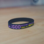 Luke 1:37 Silicone Bracelet with “Nothing is impossible with God” message