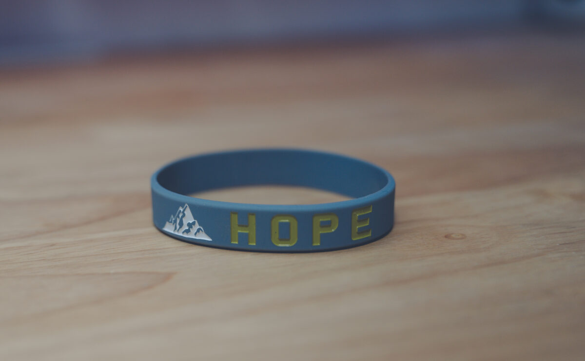 Hope Silicone Bracelet with Jeremiah 29:11 verse “Plans to give you hope and a future”