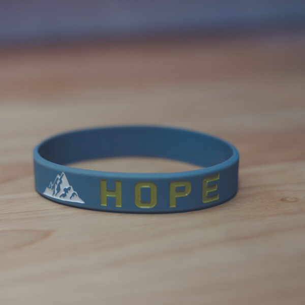 Hope Silicone Bracelet with Jeremiah 29:11 verse “Plans to give you hope and a future”