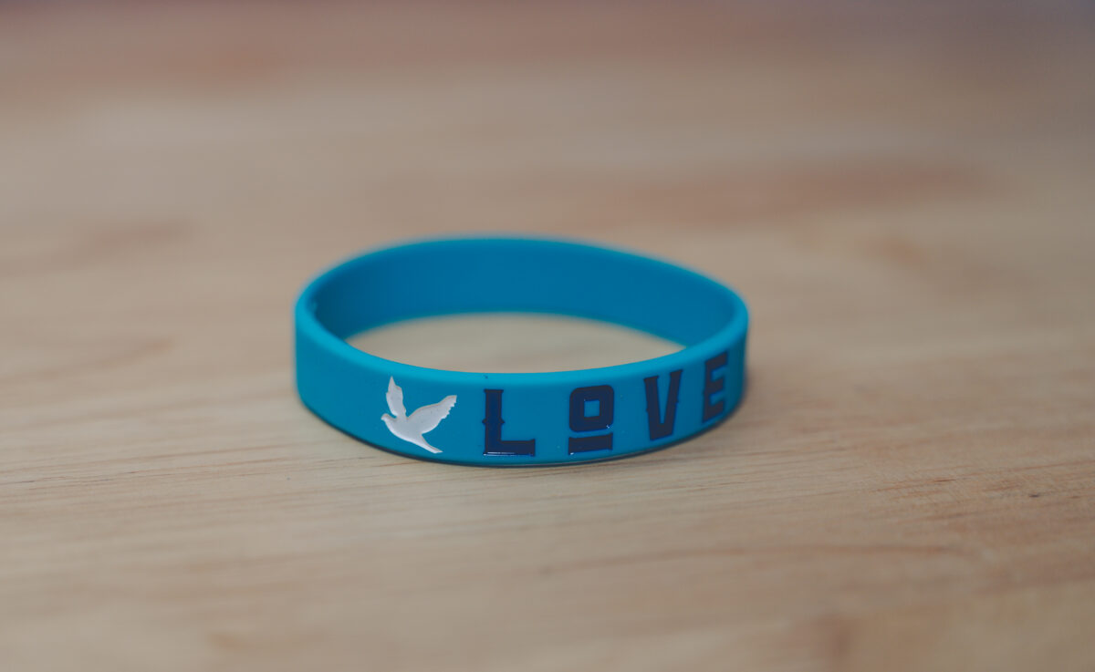 Love Silicone Bracelet with John 3:16 “For God so loved the world”