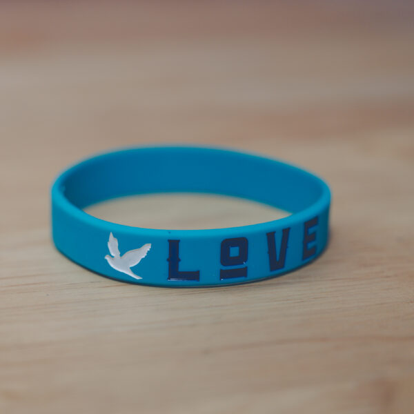 Love Silicone Bracelet with John 3:16 “For God so loved the world”