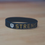 Strength Silicone Bracelet with Philippians 4:13 “I can do all things through Christ”