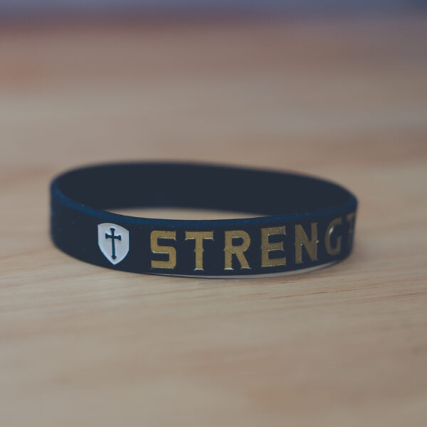 Strength Silicone Bracelet with Philippians 4:13 “I can do all things through Christ”