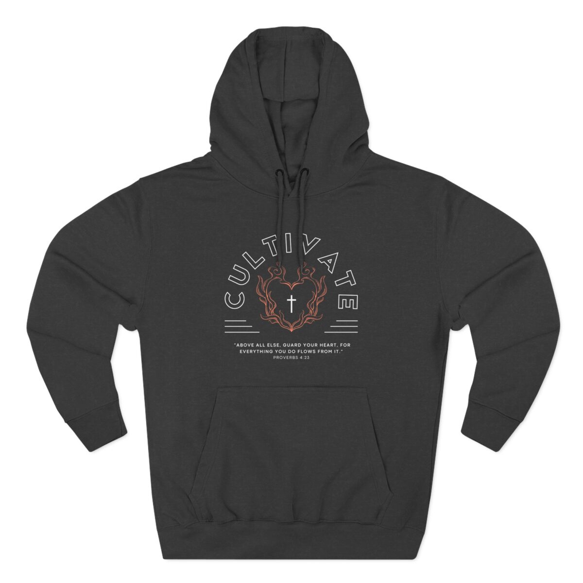 Cultivate Hoodie Christian apparel inspiring spiritual growth