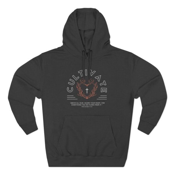 Cultivate Hoodie Christian apparel inspiring spiritual growth
