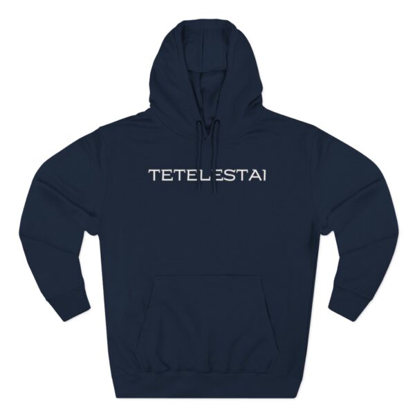Tetelestai Hoodie with Christian message proclaiming Jesus’ finished work