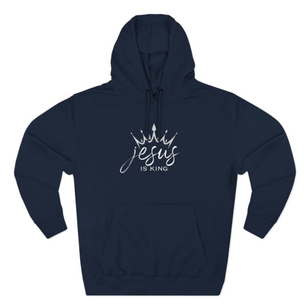 Jesus Is King Hoodie with Bold Christian Message