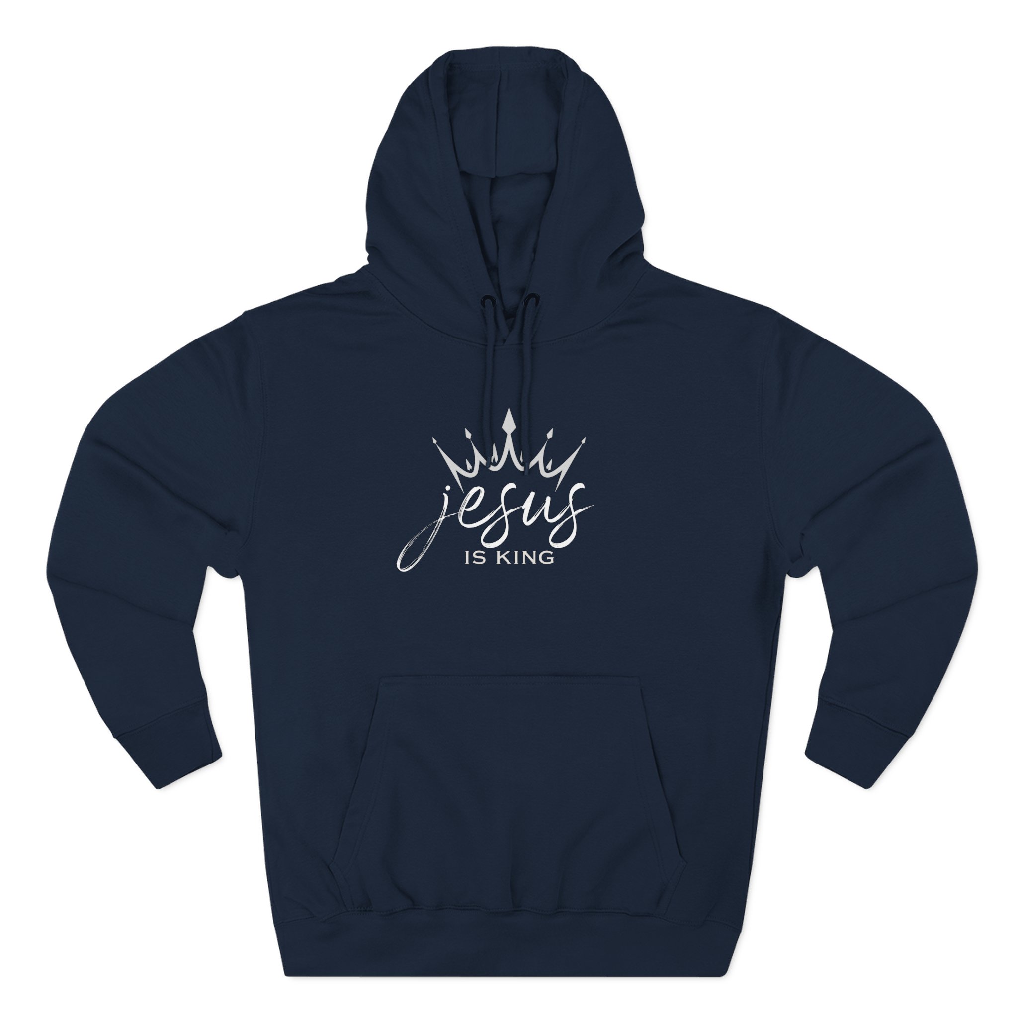 Jesus Is King Hoodie Hoodies Christian Apparel & Accessories Jesus Is King Hoodie with Bold Christian Message