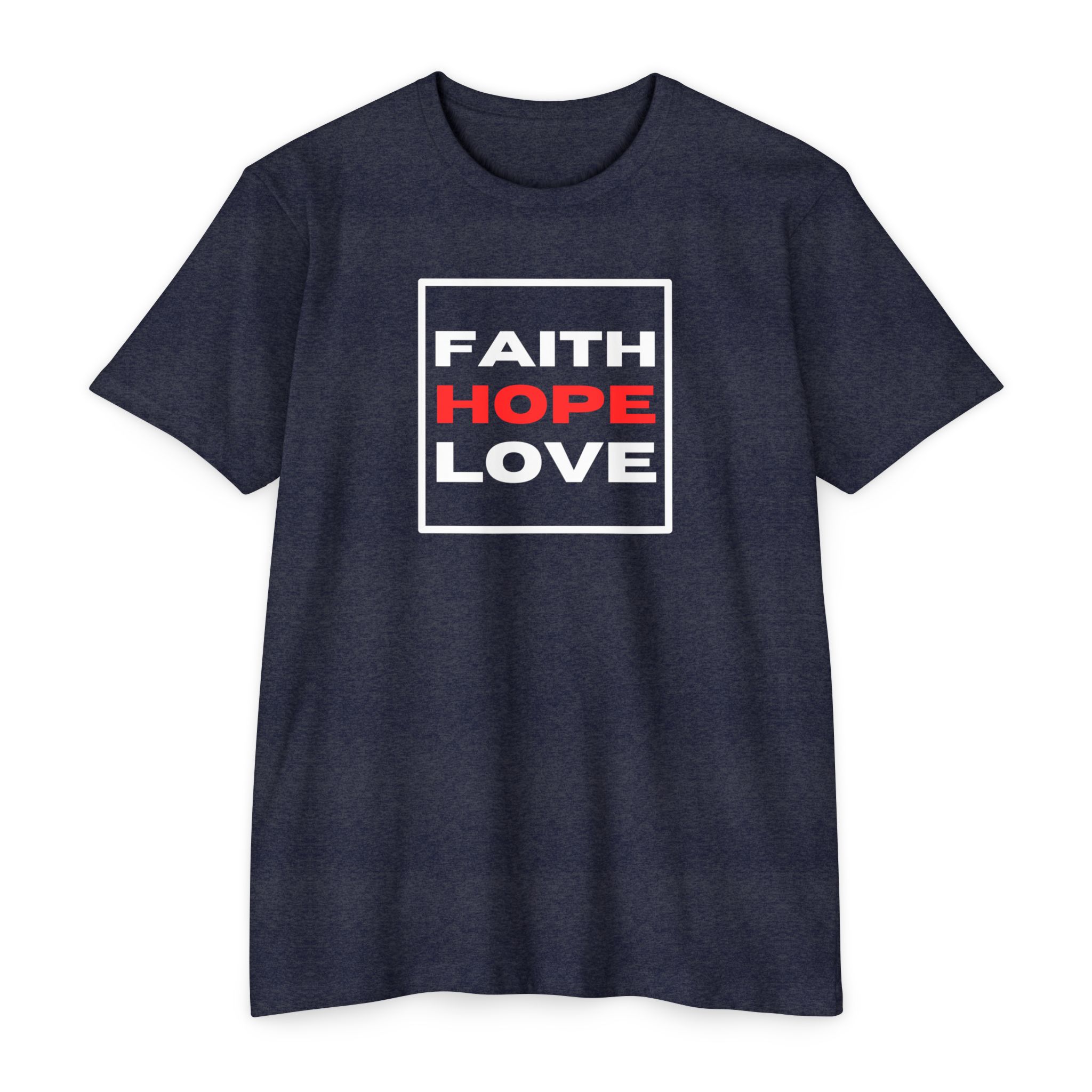 Faith Hope Love Tee Shop Christian Apparel & Accessories Faith Hope Love Tee - Image 3