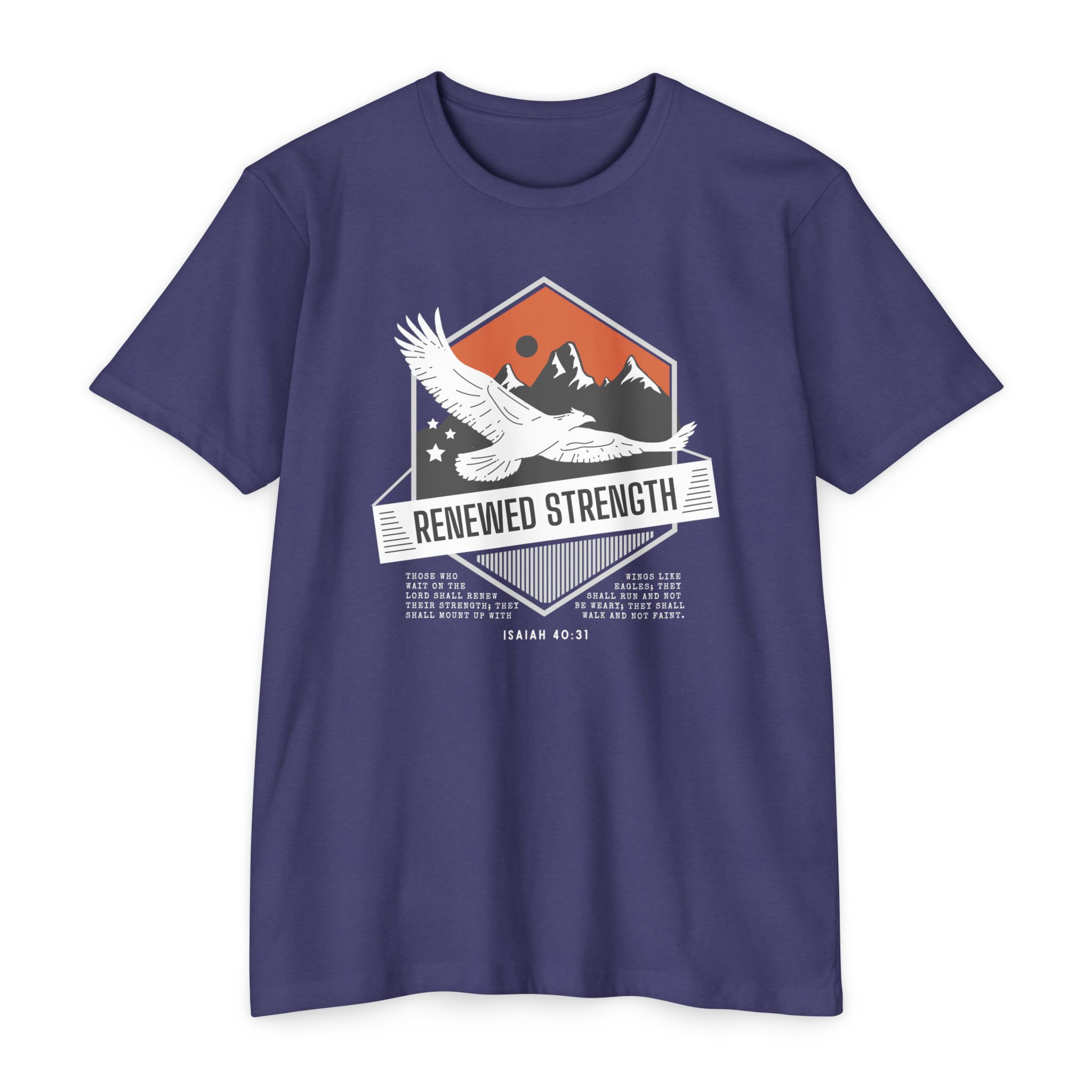 Renewed Strength Tee Shop Christian Apparel & Accessories Renewed Strength Tee - Image 5