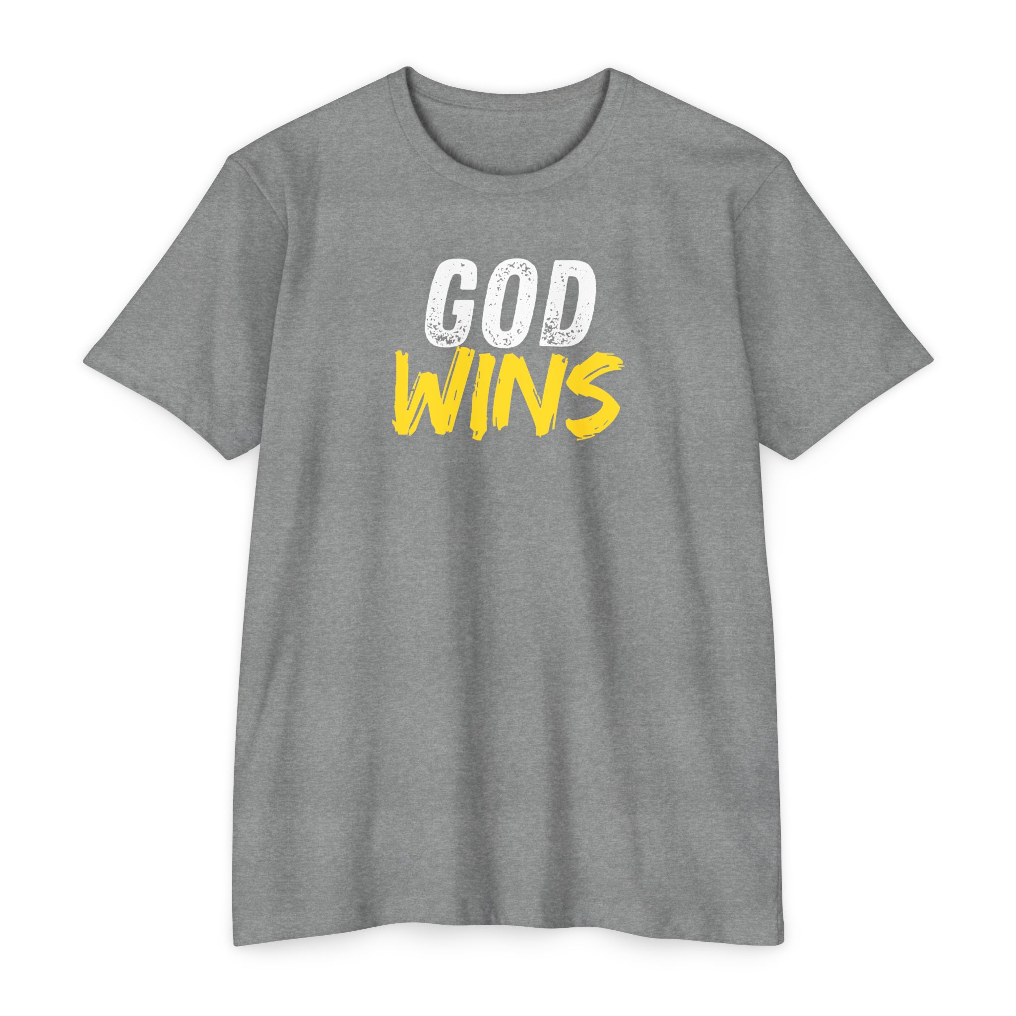 God Wins Tee Shop Christian Apparel & Accessories God Wins Tee Christian shirt declaring victory through faith in Jesus