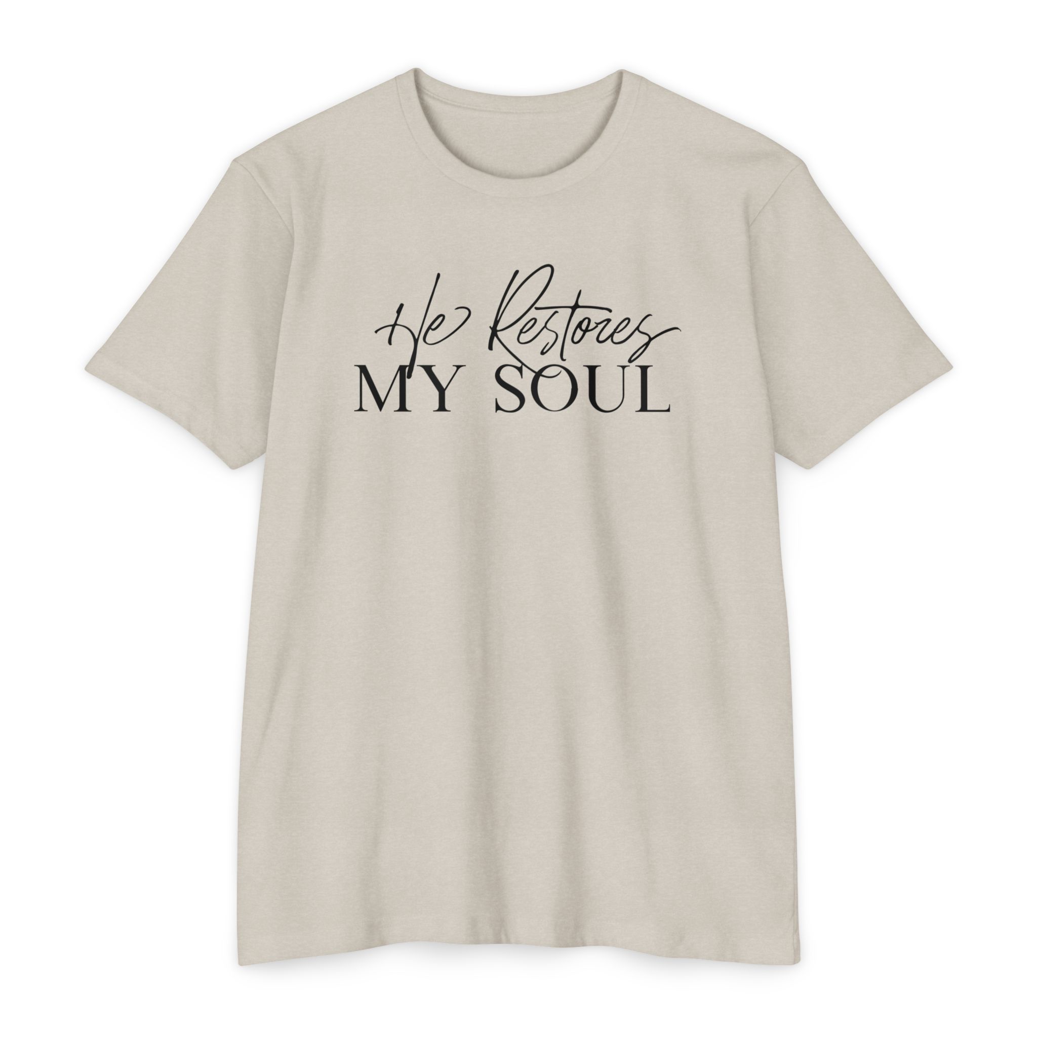 He Restores My Soul Tee Shop Christian Apparel & Accessories He Restores My Soul Tee - Image 6