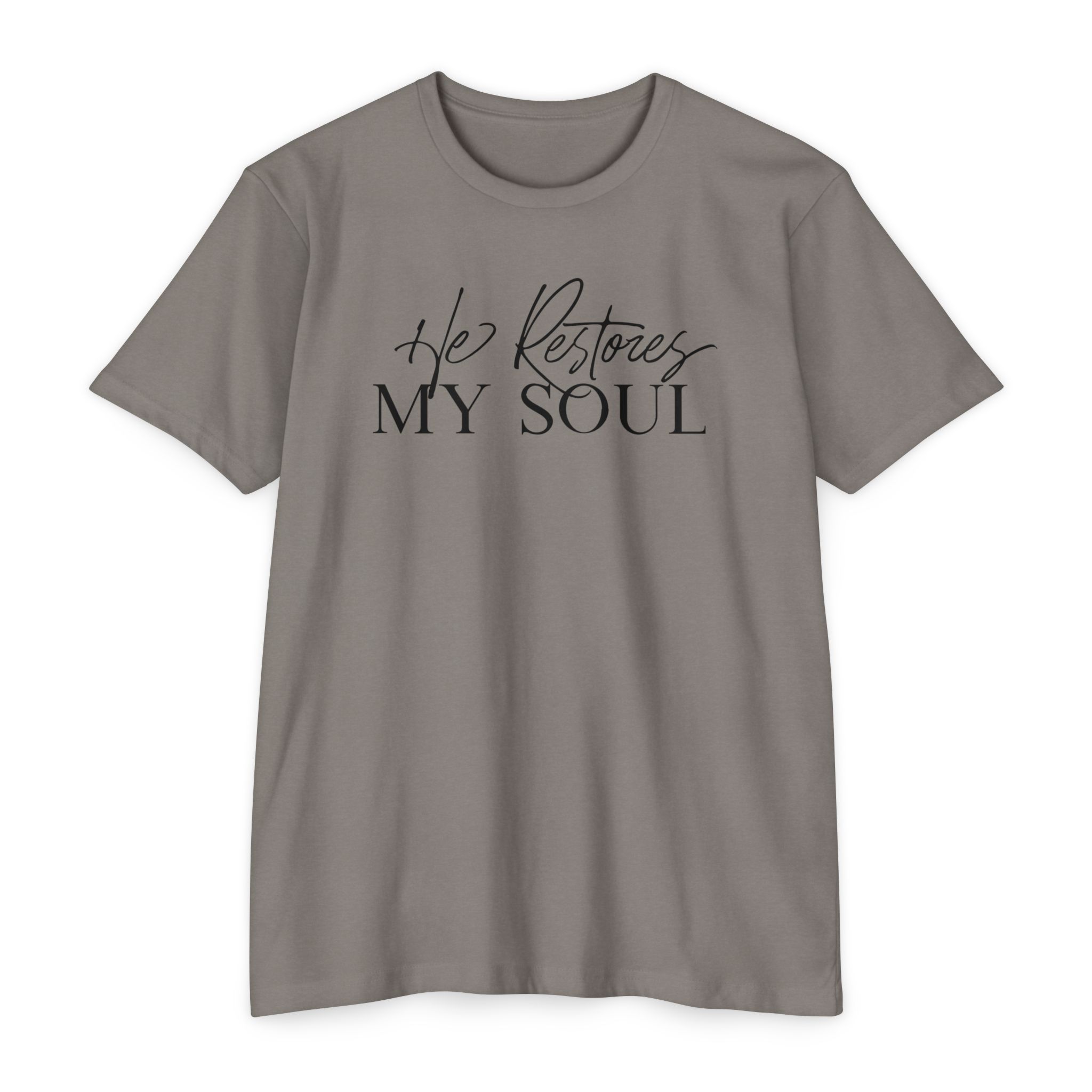 He Restores My Soul Tee Shop Christian Apparel & Accessories He Restores My Soul Tee - Image 4