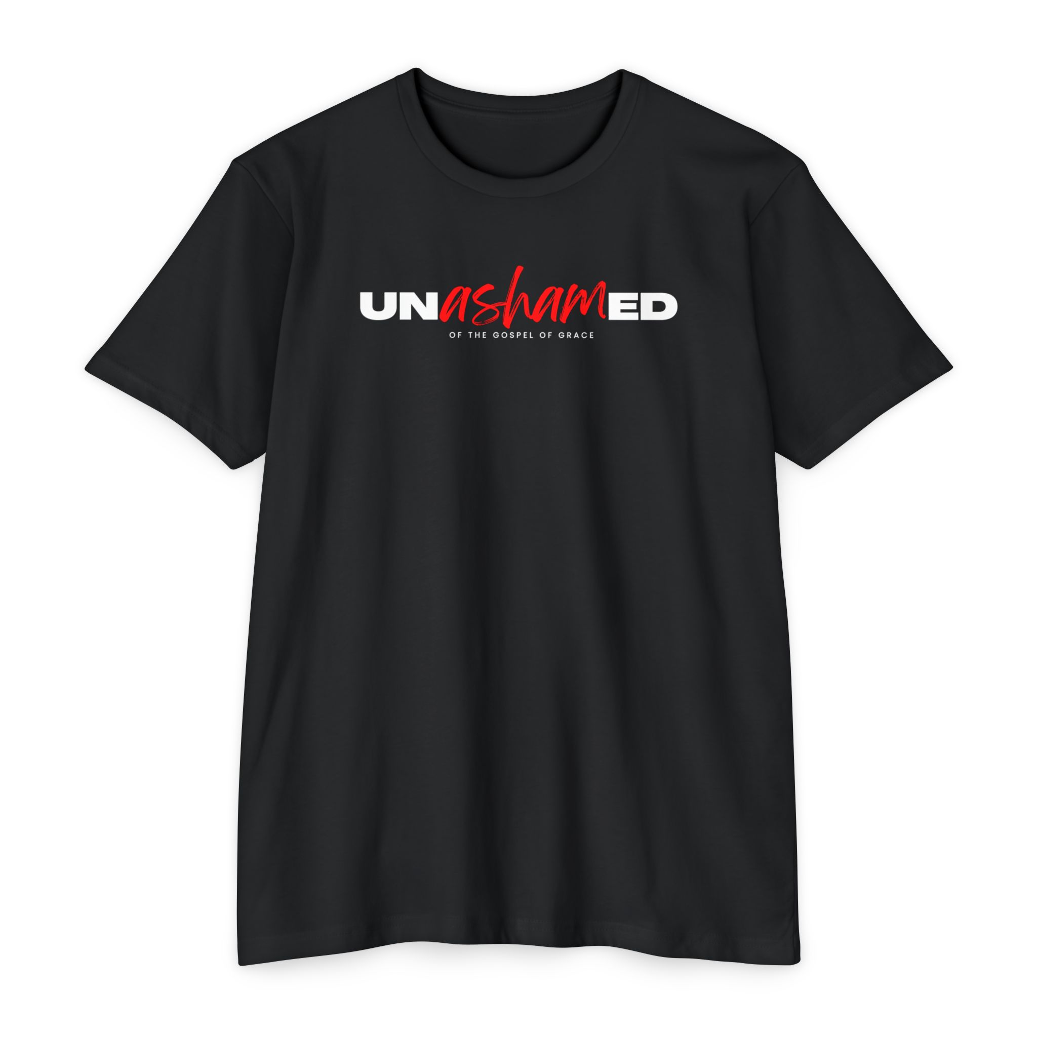 Unashamed Tee Shop Christian Apparel & Accessories Unashamed Tee with Christian message inspired by Romans 1:16