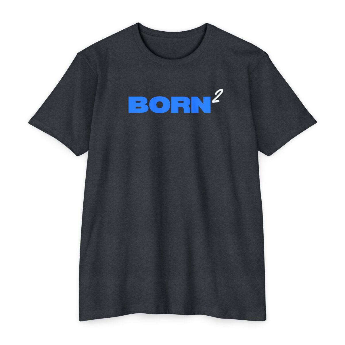 Born Twice Tee featuring born again Christian design with square root symbol