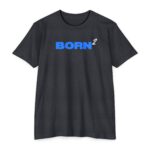 Born Twice Tee featuring born again Christian design with square root symbol