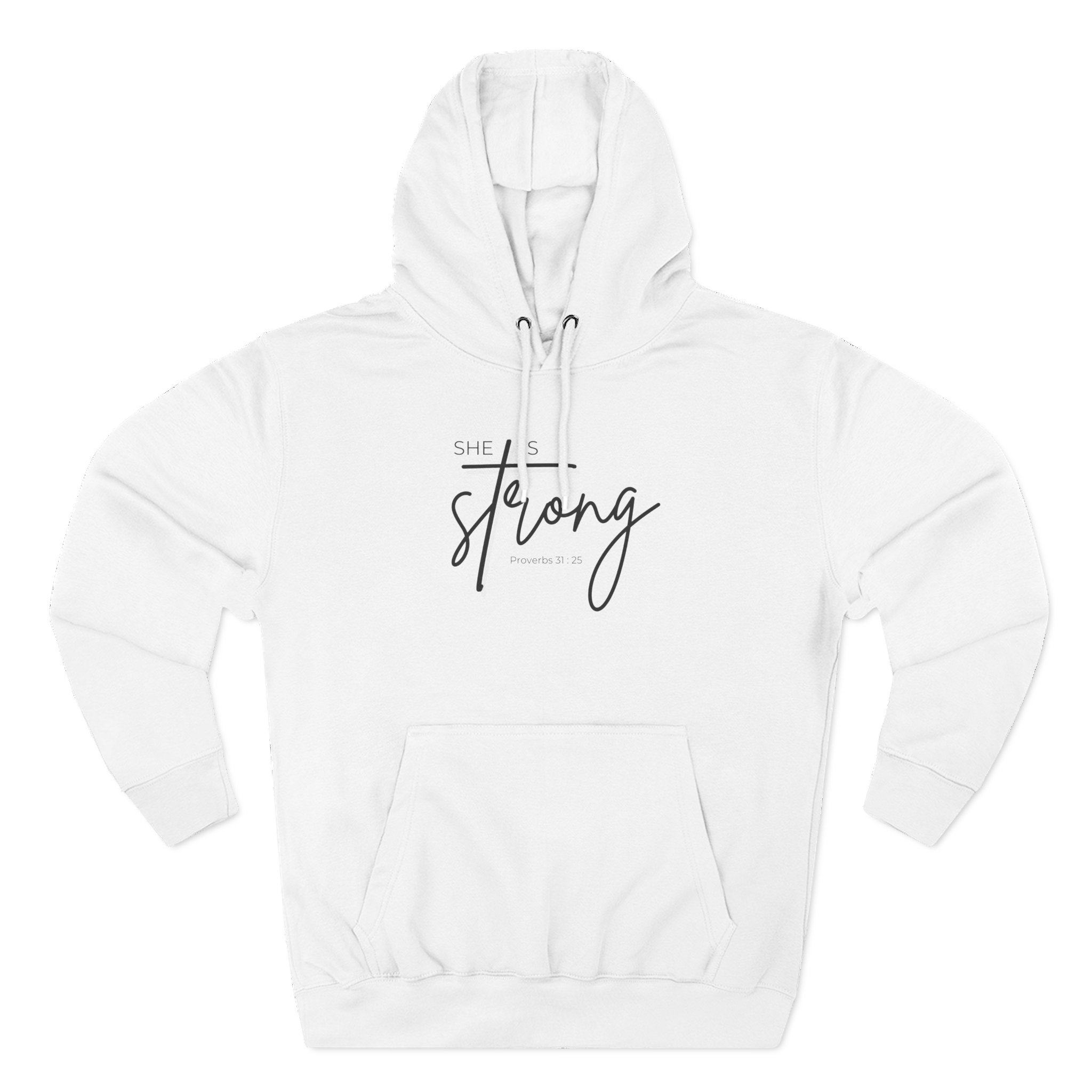 She Is Strong Hoodie Hoodies Christian Apparel & Accessories She Is Strong Hoodie - Image 4