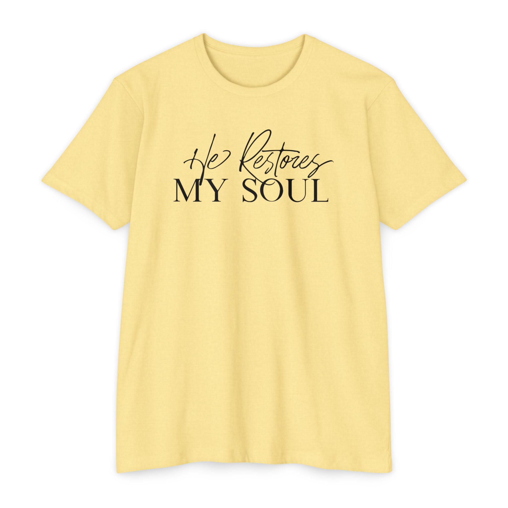 He Restores My Soul Tee Shop Christian Apparel & Accessories He Restores My Soul Tee - Image 5