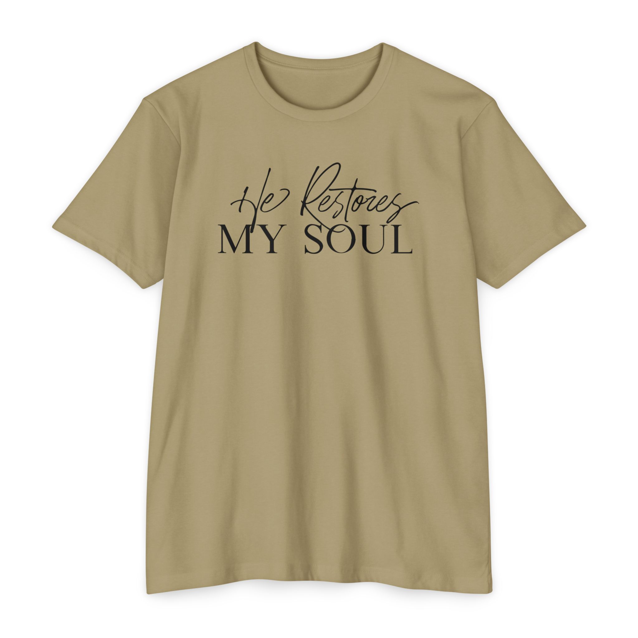 He Restores My Soul Tee Shop Christian Apparel & Accessories He Restores My Soul Tee - Image 3