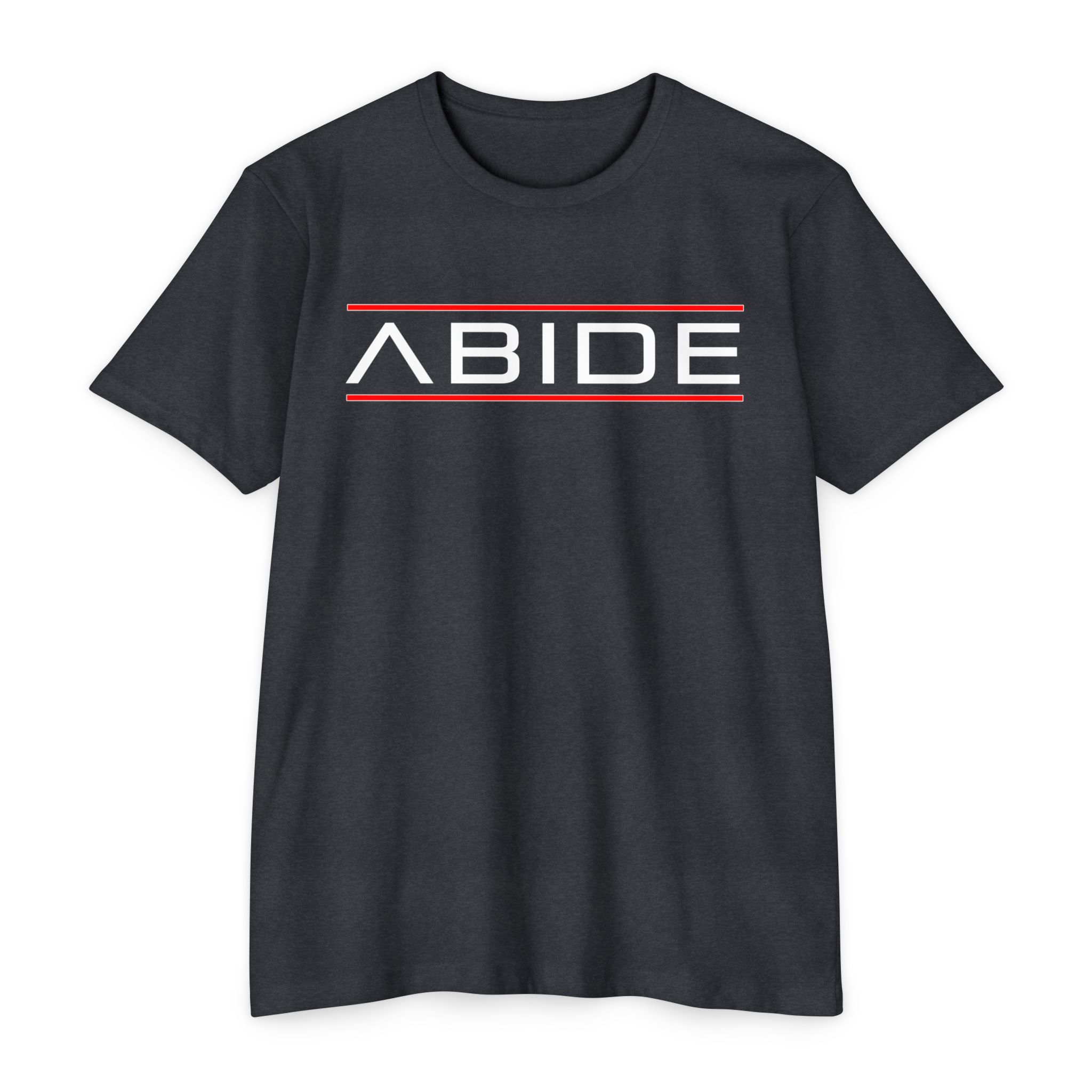 Abide Tee featuring minimalist Christian design inspired by John 15