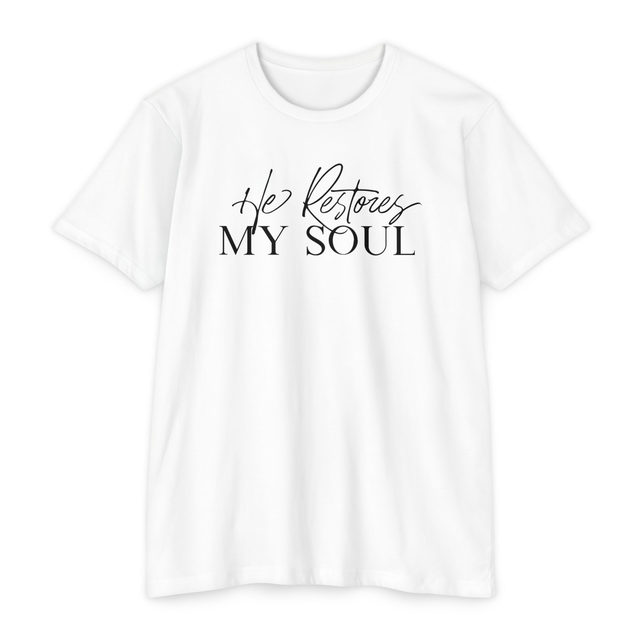 He Restores My Soul Tee Shop Christian Apparel & Accessories He Restores My Soul Tee - Image 11