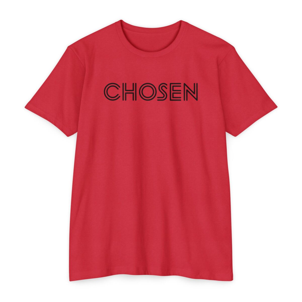 Chosen Tee with Christian faith design celebrating identity and purpose in Christ