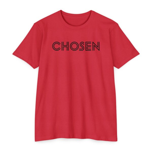 Chosen Tee with Christian faith design celebrating identity and purpose in Christ