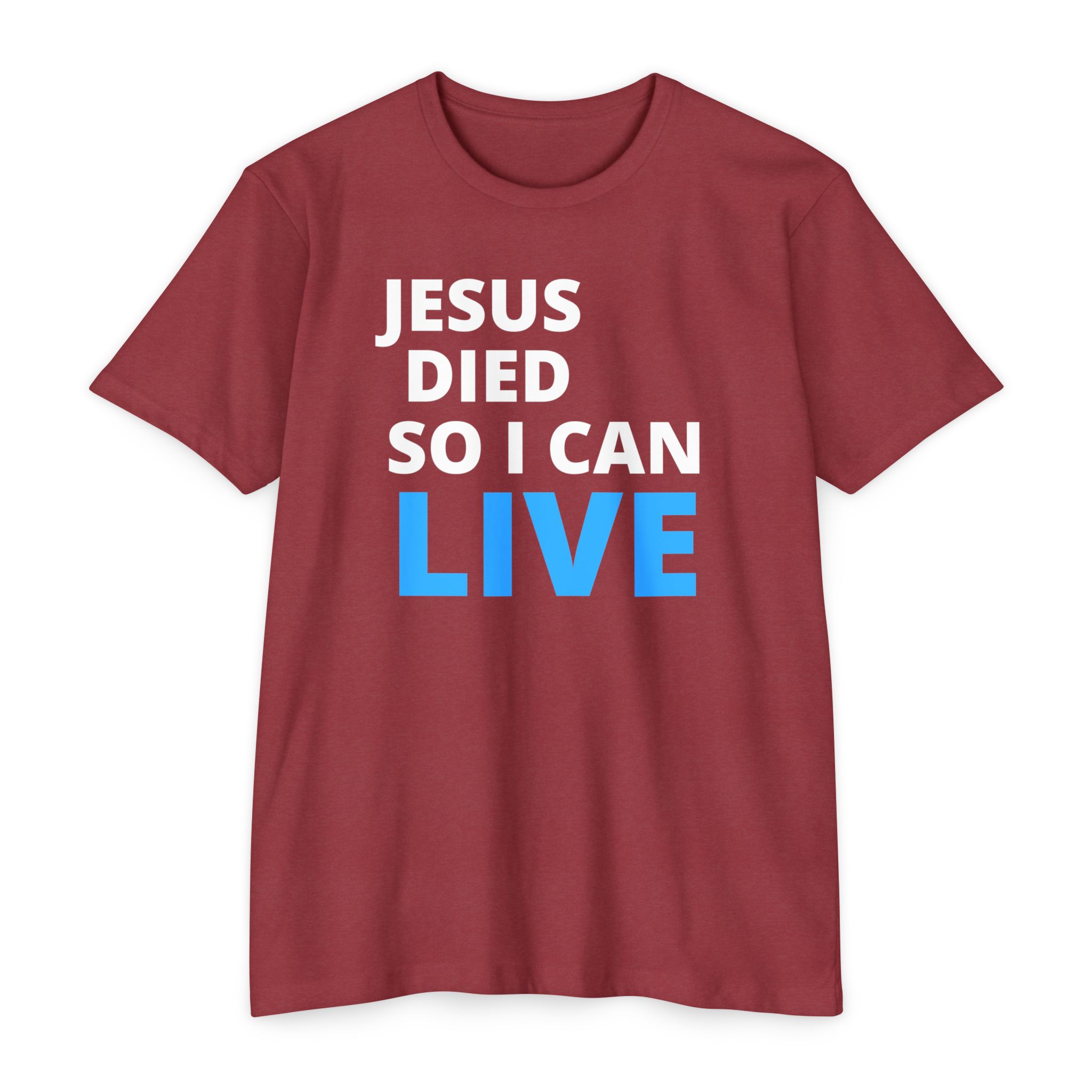 Jesus Died So I Can Live Tee Shop Christian Apparel & Accessories Jesus Died So I Can Live Tee - Image 13