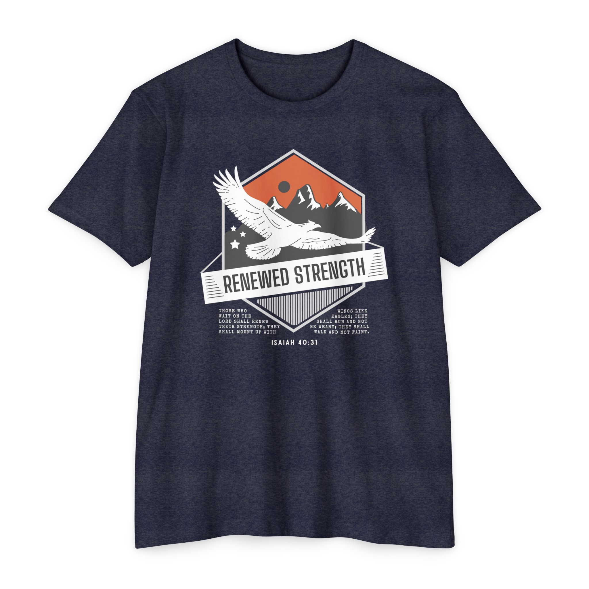 Renewed Strength Tee Shop Christian Apparel & Accessories Renewed Strength Tee - Image 11