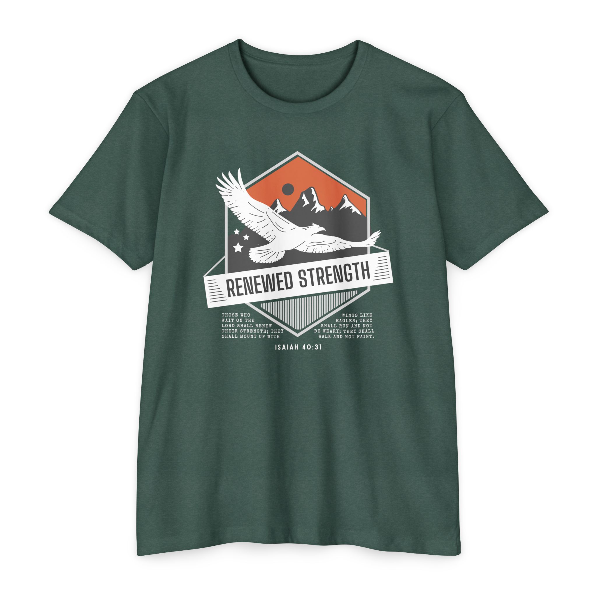 Renewed Strength Tee Shop Christian Apparel & Accessories Renewed Strength Tee - Image 4