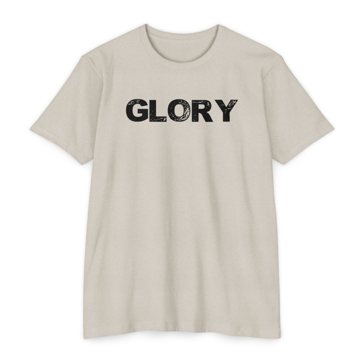 Glory Tee with Christian faith design celebrating the glory of God