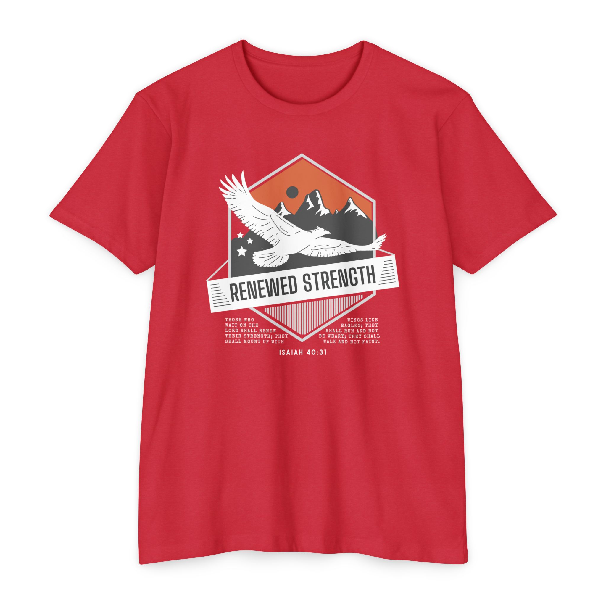 Renewed Strength Tee Shop Christian Apparel & Accessories Renewed Strength Tee - Image 2